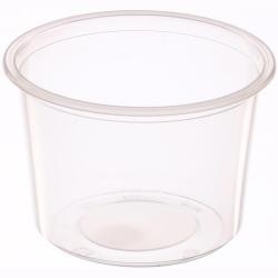 Pojemnik Pojemniczki na zupę okrągłe Jednorazowe transparentne 450ml 50szt