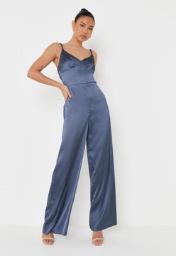 MISSGUIDED SATYNOWY KOMBINEZON MAXI XS