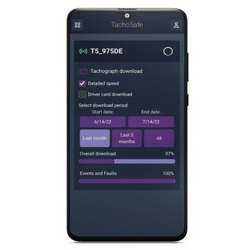 СЧИТЫВАТЕЛЬ КАРТЫ ВОДИТЕЛЯ И ТАХОГРАФА Tacho5Safe SMART 4.1 G2v2 + ПРИЛОЖЕНИЕ