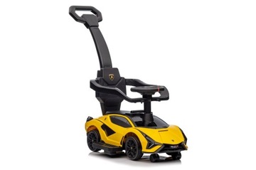 Lamborghini QLS-996T Yellow Ride-On с коляской
