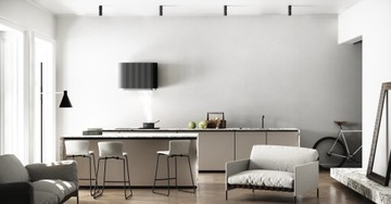 Okap przyścienny Ciarko Design Mono Zielony 80 cm sterowany gestem + pilot