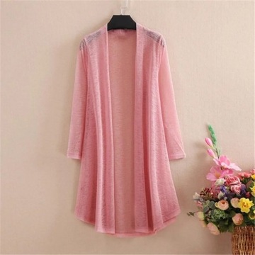 2022 Size XL-5XL Summer Autumn Women Long Cardigan