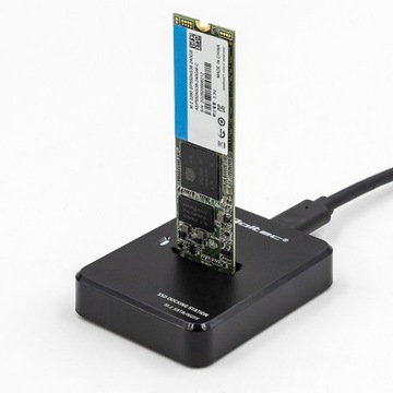 Qoltec Stacja dokująca dysków SSD M.2 SATA NGFF USB 3.1