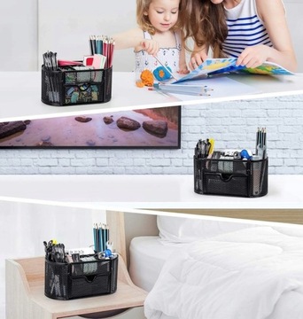 НАСТОЛЬНЫЙ ОРГАНАЙЗЕР ЯЩИК ДЛЯ ИНСТРУМЕНТОВ БОЛЬШОЙ МЕТАЛЛИЧЕСКИЙ ЭЛЕГАНТНЫЙ ЯЩИК