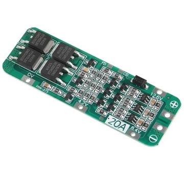 Moduł ładowania płytka pcb 3S 18650 20A 12V REV2.3