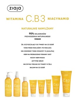 Гель-пилинг для лица Ziaja с витамином C.B3