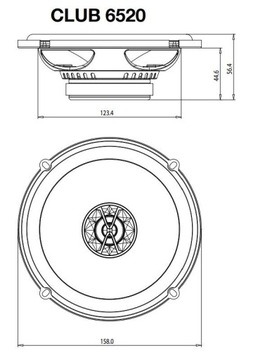 АВТОМОБИЛЬНЫЕ ДИНАМИКИ JBL CLUB 6520 50–150 Вт, 2-ПОЛОСНЫЕ