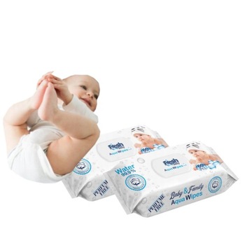 2 x chusteczki Aqua Fresh Baby 60 sztuk 99 % wody