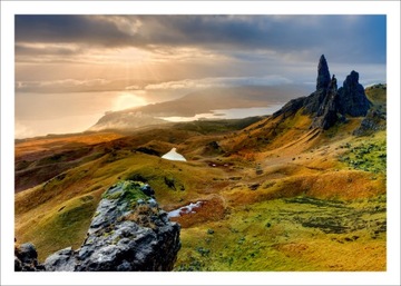 Плакат для домашнего декора Городской пейзаж 70x50 K05