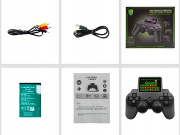 ПОРТАТИВНАЯ БЕСПРОВОДНАЯ ИГРОВАЯ КОНСОЛЬ РЕТРО 520