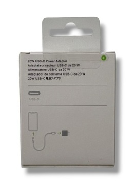 ОРИГИНАЛЬНОЕ ЗАРЯДНОЕ УСТРОЙСТВО APPLE 20 Вт USB тип C FAST IPHONE 8 X 11 12 13 14 15