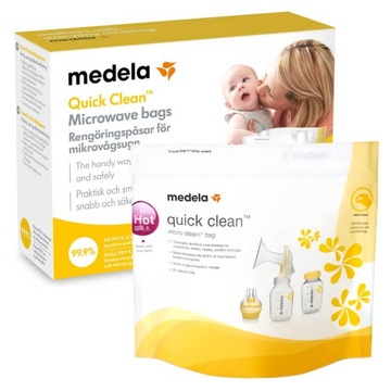 MEDELA TOREBKI WORECZKI DO STERYLIZACJI MIKROFALA