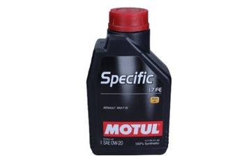 Olej silnikowy SPECIFIC (1L) SAE 0W20 ; ACEA C5; RENAULT RN17 FE; RENAULT R