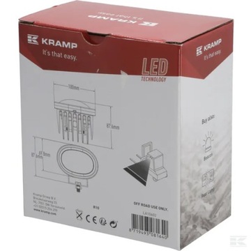 Lampa Bezpieczeństwa 9W BLUE LINE LA10602