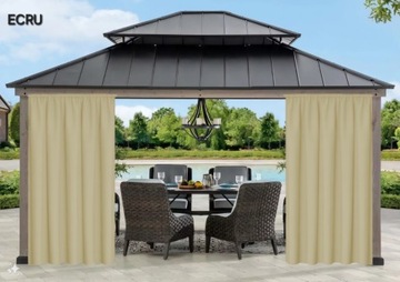 ВОДОНЕПРОНИЦАЕМЫЕ ШТОРЫ ДЛЯ САДОВОЙ ТЕРРАСЫ Беседка 155x220 ВОДОНЕПРОНИЦАЕМЫЕ ШТОРЫ