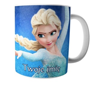 Kubek KRAINA LODU Frozen Elsa + IMIĘ
