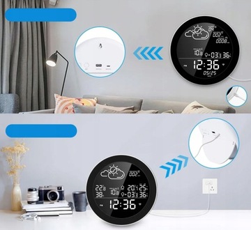 WIFI TUYA SMART метеостанция 3x датчик