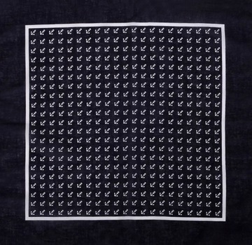 BANDANA BANDAMKA BANDAMA CHUSTA KOTWICA GRANATOWA