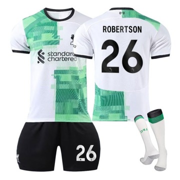 Komplet koszulek piłkarskich Liverpool F.C. away Nr 26 ROBERTSON