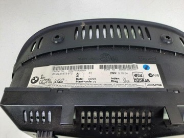 6973672 OBRAZOVKA NAVIGACE 330 D 170 2006 BMW 3 TOURING (E91)