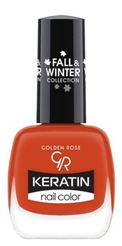 Zimowy Lakier do paznokci Golden Rose Keratin 209