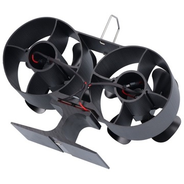 Вентилятор печи с двойной головкой и 8 лопастями для удобства