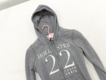 34 HOLLISTER BLUZA Z KAPTUREM GREY K2700