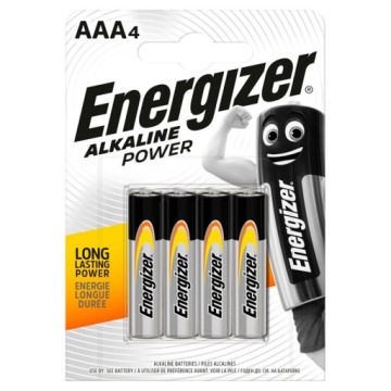 4x BATERIE ALKALICZNE ENERGIZER AAA LR03 MN2400