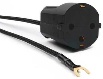 Мелодика МДГ20 Заземляющий кабель, шумоподавитель, Шуко - 2м