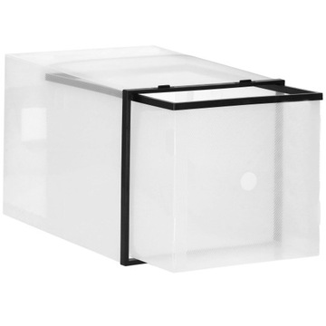 КОРОБКА-КОНТЕЙНЕР-ОРГАНИЗАТОР ДЛЯ ОБУВИ С ЯЩИКОМ ДЛЯ ШКАФА 20,5х28х20см