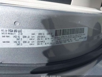 Chrysler Pacifica II 2018 Chrysler Pacifica 2018 CHRYSLER PACIFICA HYBRID LIMITED 3.6 Benzyna 260KM, zdjęcie 12