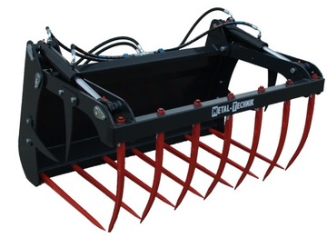 Krokodyl do Obornika Widły Chwytak METAL-TECHNIK euro-ramka