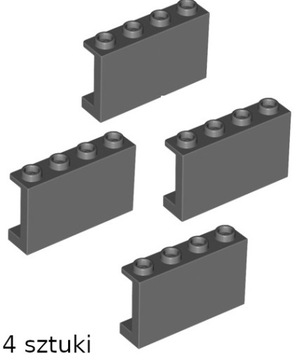 Lego 14718 panel 1x4x2 ciemny szary ===4szt===