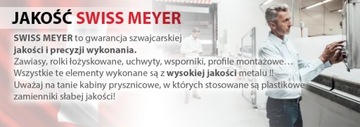 СКЛАДНЫЕ ДУШЕВЫЕ ДВЕРИ MS200 - SWISS -70