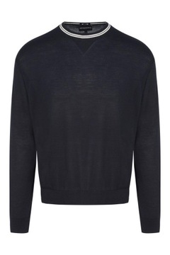 Emporio Armani sweter niebieski rozmiar XL