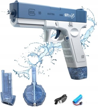AUTOMATYCZNY ELEKTRYCZNY PISTOLET NA WODĘ GLOCK