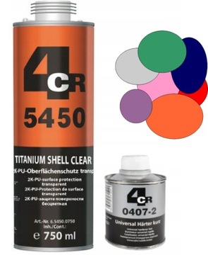 Powłoka Ochronna KOLOR 1L Titanium 4CR 5450