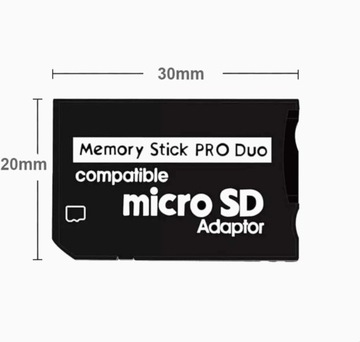 Адаптер Micro SD -> MS Pro Duo для устройств Sony PSP MicroSD с MS ProDuo