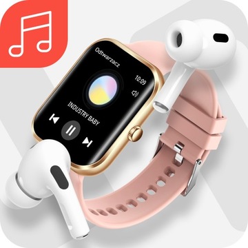 SMARTWATCH ЖЕНСКИЕ ЧАСЫ ЗВОНКИ УВЕДОМЛЕНИЯ ПОЛЬСКОЕ МЕНЮ SMART WATCH