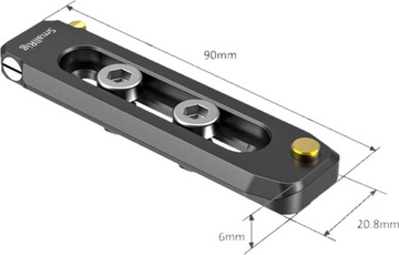 SmallRig 2484 — низкопрофильная рейка НАТО толщиной 90 мм.