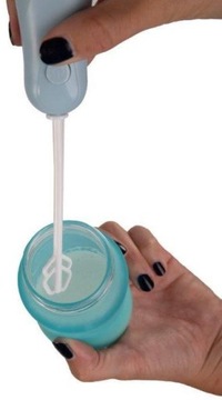 Миксер с мешалкой для сухого молока, Цвет Розовый