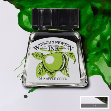 TUSZ RYSUNKOWY 14ML APPLE GREEN Winsor&Newton