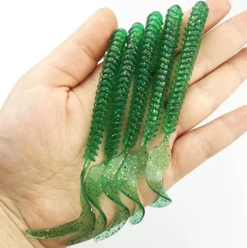 TWISTER WORM PRZYNĘTA GUMOWA 10 cm / 3 g 5 sztuk