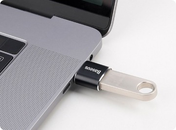 МИНИ-АДАПТЕР BASEUS USB-C 2.4A OTG АДАПТЕР ДЛЯ ТЕЛЕФОНА НОУТБУКА