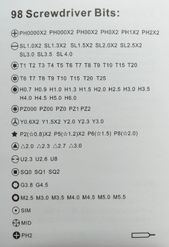 Инструменты для ремонта телефонов и планшетов 117 шт.