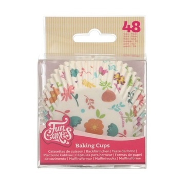 FunCakes Papilotki do muffinek Kwiaty 48 szt.