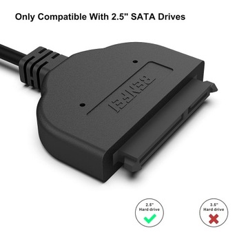 Кабель BEFEI SATA-USB 3.0, адаптер жесткого диска HDD SSD