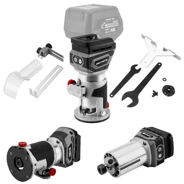WIELOFUNKCYJNA FREZARKA BEZSZCZOTKOWA AKUMULATOROWA ENERGY+ 18V GRAPHITE
