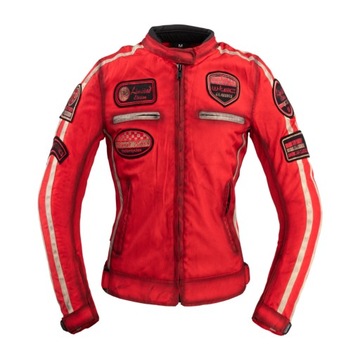 Stylowa Damska kurtka tekstylna motocyklowa W-TEC Virginia KIESZENIE XS