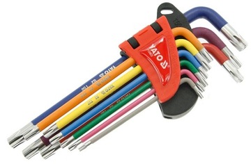 YATO Zestaw kluczy TORX z otworem 9szt YT-05633